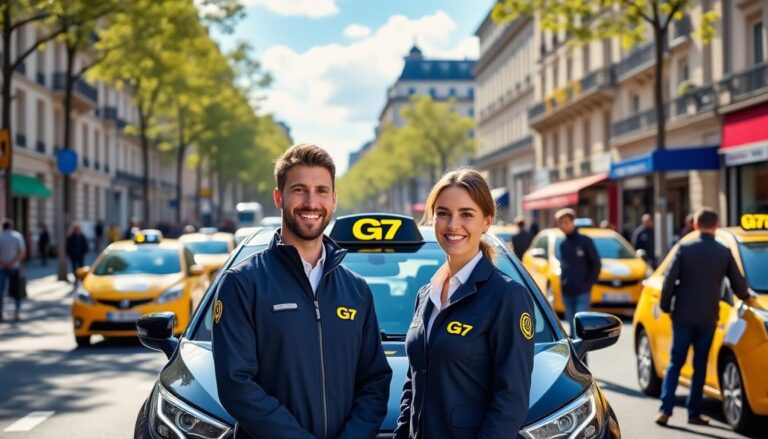 Découvrez les étapes essentielles pour devenir chauffeur de taxi chez G7. Obtenez des conseils sur les qualifications requises, la formation à suivre et les enjeux du métier, tout en apprenant comment rejoindre l'une des plus grandes plateformes de taxi en France.
